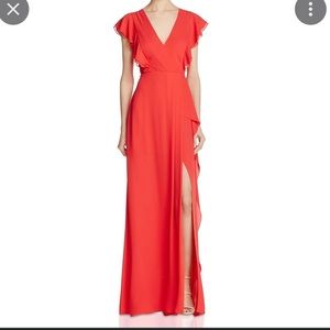 BCBGMaxAzria Red Long Dress size 4